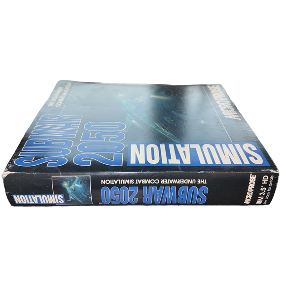 Subwar 2050 Simulation (PC, 1993) Underwater Combat Simulation Vintage - Picture 3 of 6